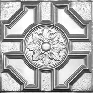  2408 Tin Ceiling Tile   Classic Baroque   Tin Plated Steel 