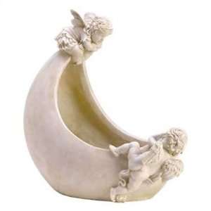  Cherub Moon Planter Patio, Lawn & Garden