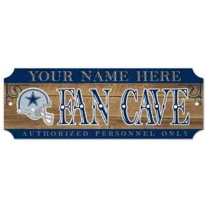    Dallas Cowboys Personalized 6x17 Wood Signs: Sports & Outdoors