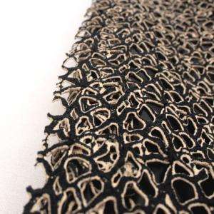 RODARTE $1495 laminated grupier lace layered skirt NEW  