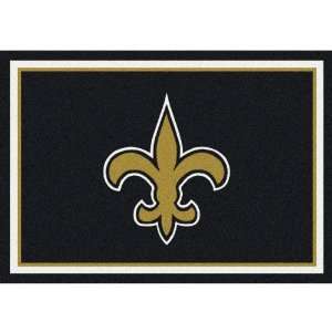 Miliken New Orleans Saints 11x13 Team Spirit Rug:  Sports 