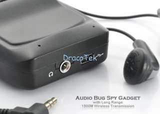 Audio Spy Gadget with Long Range 1500M Wireless Transmission SA03
