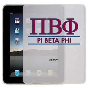  Pi Beta Phi name on iPad 1st Generation Xgear ThinShield 