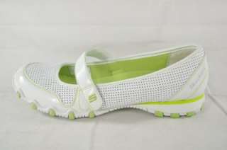 Skechers Bikers Melody Mary Jane Shoes 21338 (#1647) white 8  