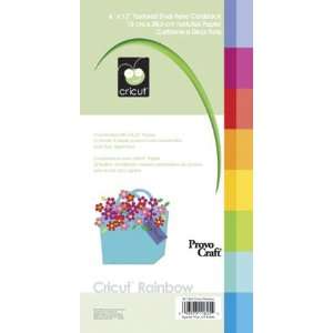  Cricut Cardstock Pad 6X12 32 Sheets Rainbow   629251 