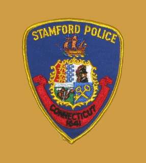 Police Shoulder Patch   Stamford Connecticut 1641  
