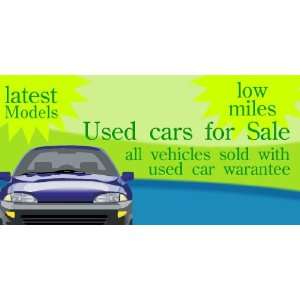  3x6 Vinyl Banner   Used Car Sales 