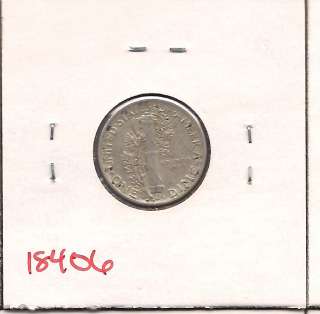 1927 D Mercury Dime Ten Cent Extra Fine #18406  