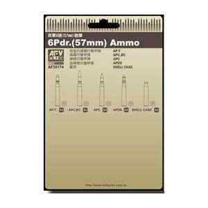  AFV Club 1/35 6 Pdr (57mm) Ammo # 35174 Toys & Games