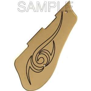  Swirl Engraved Gold 6136 Pickguard: Musical Instruments
