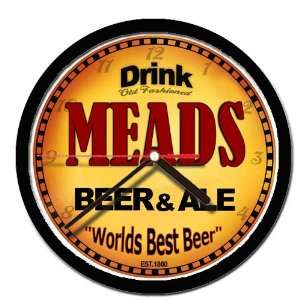  MEADS beer and ale cerveza wall clock 