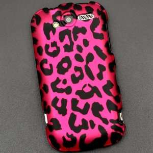  Pink Leopard Rubberized Coating Premium Snap on Protector 