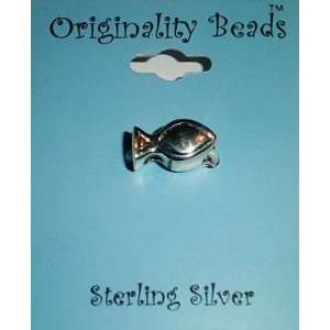   Silver Charm   CHRISTIAN FISH Originality Bead Arts, Crafts & Sewing