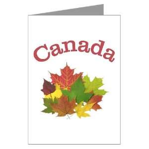 Canadian Maple Leaves Greeting Cards Pk of 10 Funny Greeting Cards Pk 