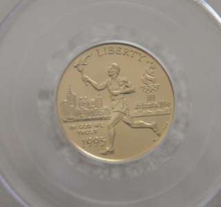 1995W Olympic Torch Runner $5 Gold Coin MS 69  