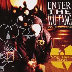  Wu Tang Clan Autographed Signed 12x12 Record Album LP UACC 