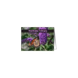  Butterfly 85th Birthday Invitations Card Baby