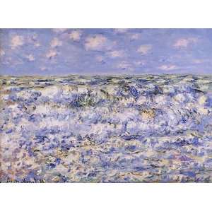   Made Oil Reproduction   Claude Monet   32 x 24 inches   Waves Breaking