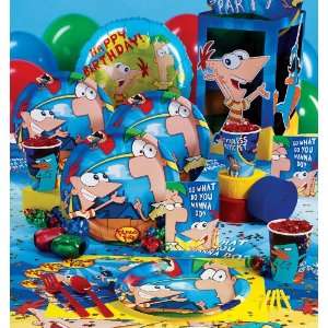   Phineas and Ferb Deluxe Party Pack for 8 & 8 Favor Boxes: Toys & Games