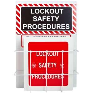 Brady Lockout Procedure Station, Includes Binder:  