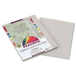  PACP8809   Peacock Sulphite Construction Paper Office 