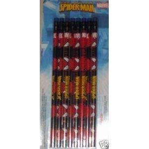  SPIDER MAN PENCIL SET PACK OF EIGHT Health & Personal 