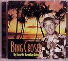 BING CROSBY My Favorite Hawaiian Songs 1997 Oop & Rare CD
