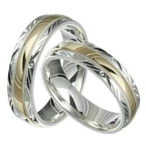  Comfort Fit Wedding Band for Him & Her Custom Made Choose your Size