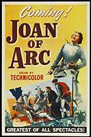 JOAN of ARC 1948 1S Advance INGRID BERGMAN    