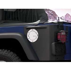    Jeep Wrangler 97 06 Chrome Finish Fuel Door/Cap OEM: Automotive