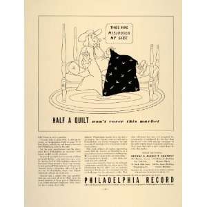   Ad Philadelphia Record Newspaper Advertising Sales   Original Print Ad