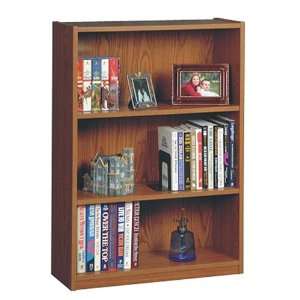  Bookcase in Manor Oak Stain Finish w Three Shelves 