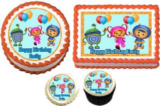 TEAM UMIZOOMI #2 Edible Birthday Party Cake Image Cupcake Topper Favor 