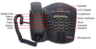   Pro SE 225 2 Line Desk Conference Telephone P/N # 2200 06325 001