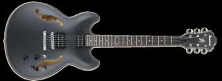 Ibanez AS73B BKF Artcore Semi Hollowbody electric guitar w/case  