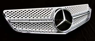2009 2012 Mercedes W207 C207 E Class Coupe Silver/Chrome Grill AMG E63 