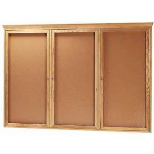   Molding Molding Color: Oak, Number of Doors: Three, Size: 48 H x 72