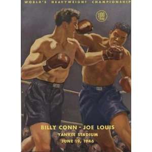 1946 Boxing Program Joe Louis vs. Billy Conn EXMT   Sports Memorabilia 