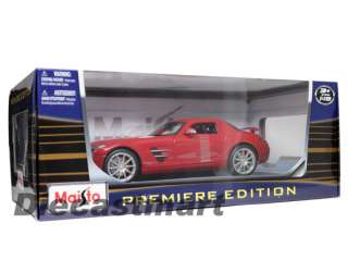 MAISTO 118 2011 MERCEDES BENZ SLS AMG DIECAST RED  