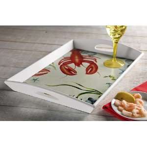  Lobster Decor Wooden Folding Tray Table: Everything Else