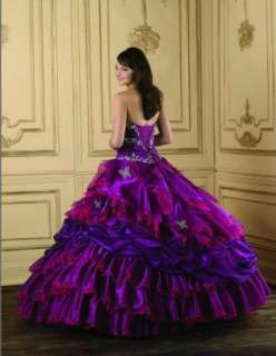 Purple Quinceanera dress/Prom dresses/Evening Dresses/pageant dresses 