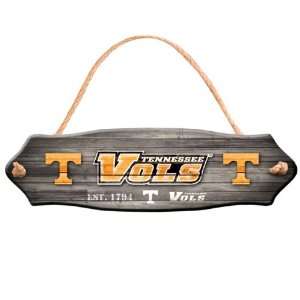    NCAA Tennessee Volunteers Fence Wood Sign: Sports & Outdoors