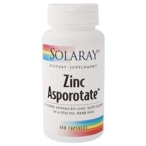   Solaray   Zinc Asporotate, 15 mg, 100 capsules