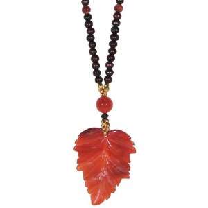  Bodhi Leaf Necklace Naga Land Tibet Sacred Stones Amulet 