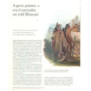  1976 Artist Karl Bodmer Prince Maximilian On Missouri 