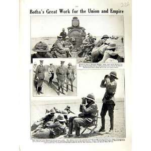  1915 WORLD WAR GENERAL BOTHA TRAIN AFRICA SOLDIERS