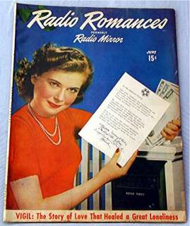 Vintage Magazine; Radio Romances, June 1945  