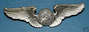 Original WWII Aircrew Wings, Sterling Silver  