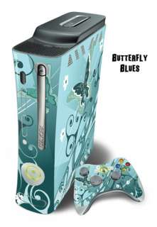Skin Decal Cover Xbox 360 Console + two Xbox 360 Controllers 