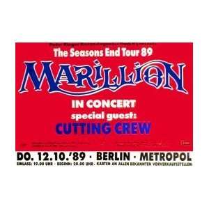  MARILLION Seasons End Tour   Berlin 12th October 1989 Music 